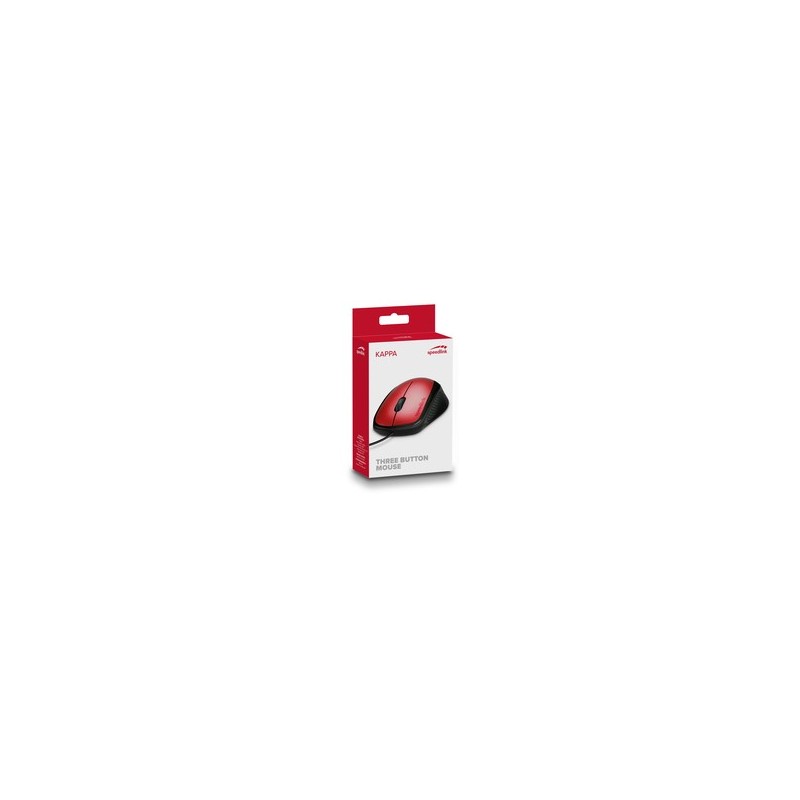 SPEEDLINK KAPPA Mouse Optisk Kablet Rød