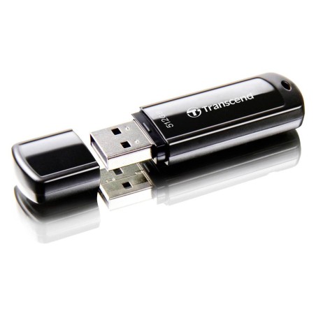 Transcend JetFlash 700 512GB USB 3.1 Gen 1 - Hurtig og Pålidelig USB Stick i Sort - Varenummer: 0760557862666