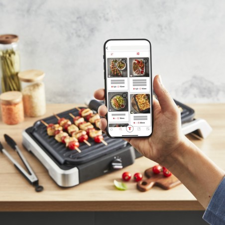 Tefal OptiGrill 2in1 GC773D10 - Professionel Grill 2100W i Slv. | Perfekte Resultater Hver Gang!