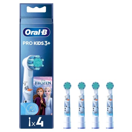 "Oral-B Kids Frozen Tandbørster - 4 Stk Hvid - Magiske Rengøringsoplevelser for Børn!"
