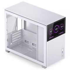 Jonsbo D31 Mesh Screen Hvid Kabinet Minitower - Stilfuldt og Funktionelt Design til Dit Setup!
