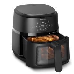 Philips 2000 Series NA220 Airfryer 15kW - Sort | Sundere Madlavning med Hastighed og Smag!