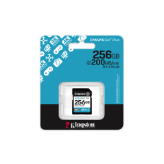 Kingston Canvas Go! Plus SDXC UHS-I Memory Card 256GB 200MB/s
