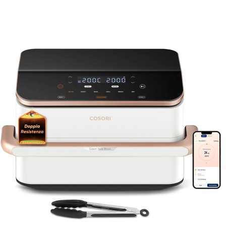 Cosori Dual Blaze Twinfry Airfryer Hvid - Perfekt til Sund Madlavning & Hurtig Tilberedning!