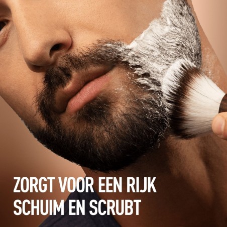 Rakborste med Træhåndtag - Højkvalitets Barberbørste til Den Perfekte Barbering | Varenummer: 8001090878632