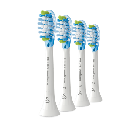 Philips Sonicare C3 Premium Plaque Defence HX9044 - Ekstra tandbørstehoveder 4 stk. - Optimal pleje for dit smil!
