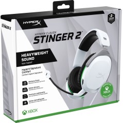 HyperX CloudX Stinger 2 Kablede Hovedtelefoner - Grå/Hvid | Fantastisk Lyd & Komfort!