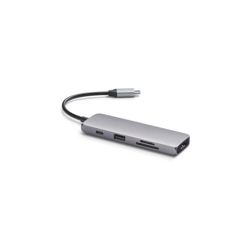 Satechi Aluminum Multiport Pro USB-C Adapter USB-C Dockingstation
