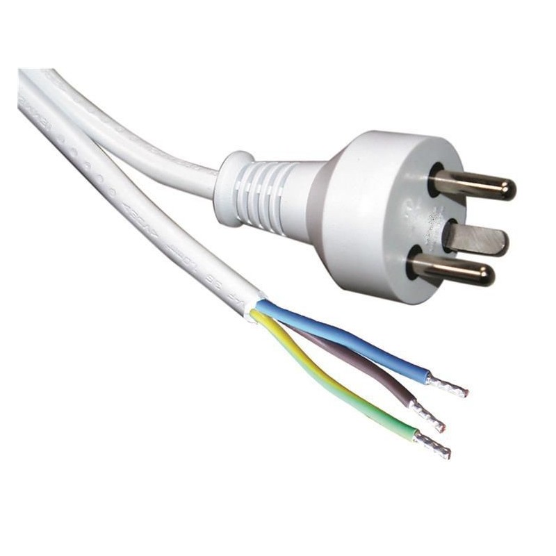 Roline Power Cable White 2 M Power