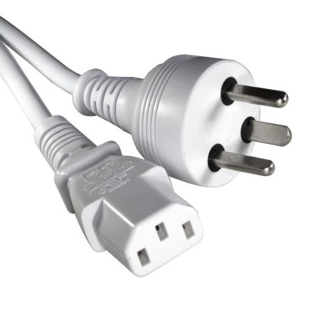 Roline Power Cable White 6 M - Pålidelig og Langtidsholdbar Strømkabel | Varenummer: 30.08.9030