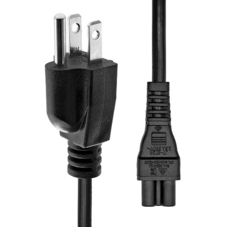 ProXtend Power Cord US to C5 3M Black | Premium Kvalitet og Pålidelig Ydeevne - PC-BC5-003