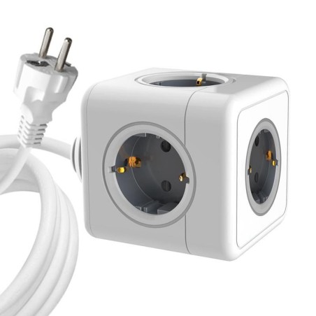 Kompakt og Effektiv ProXtend 5-vejs Schuko Power Cube 14M (F5-CUBE1-014) til Optimal Strømfordeling