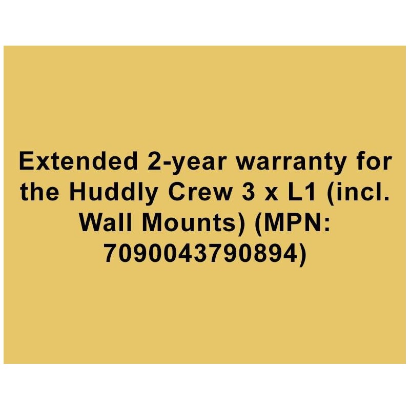 Huddly Ext. 2-yr warr. Huddly Crew 3 Huddly Ext. 2-yr warr. Huddly Crew 3
