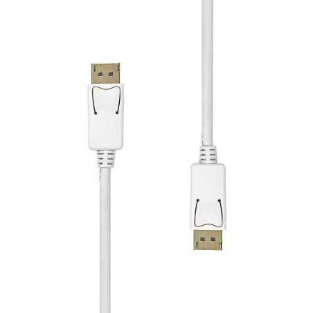 "ProXtend 3M Hvid DisplayPort Kabel 1.2 - DP1.2-003W - Høj Ydeevne og Klar Billedkvalitet"