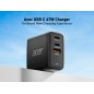 Acer Adapter 67Watt 1xUSB-A 2xUSB-C Acer Adapter 67Watt 1xUSB-A 2xUSB-C