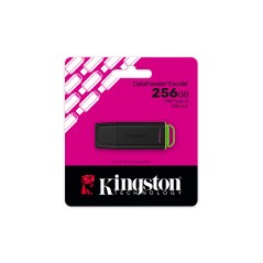 Kingston Technology DataTraveler Exodia 256GB USB Stick - Hurtig 32 Gen 1, Elegant Sort Design, Perfekt til Dataopbevaring! (Var