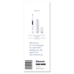 Oral-B iO Series 5 - Hvid Elektrisk Tandbørste med Avanceret Teknologi for Optimal Mundhygiejne