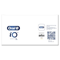 Oral-B iO Series 5 - Hvid Elektrisk Tandbørste med Avanceret Teknologi for Optimal Mundhygiejne