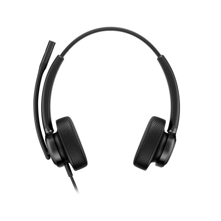 HP Poly Mission 425 Stereo USB Wired - Premium Lydkvalitet i Sort | Varenummer: 0199896093279