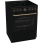 Gorenje Classic GECS6B70CLB Komfur Fritstående Keramisk kogeplade Sort
