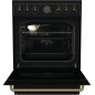 Gorenje Classic GECS6B70CLB Komfur Fritstående Keramisk kogeplade Sort