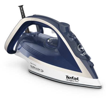 Tefal Ultragliss Plus FV6812E0 Dampstrygejern 2800W - Effektiv, Hurtig og Elegant Strygning i Hvid