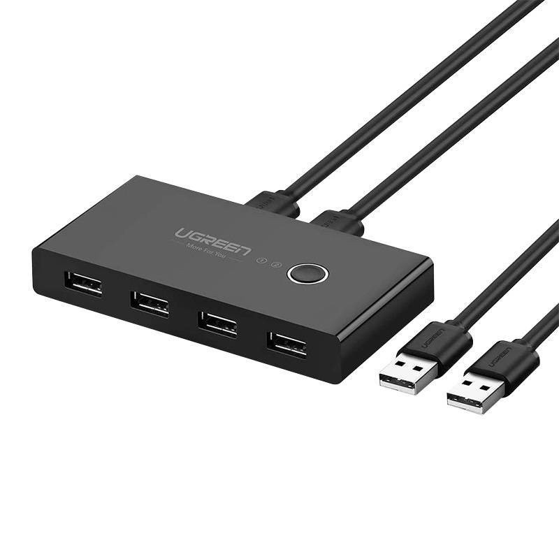 Ugreen 30768 interface hub USB 3.2 Gen 1 (3.1 Gen 1) Type-A 5000 Mbit/s Sort