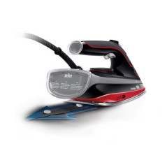 Braun TexStyle 5 SI 5057 RD Dampstrygejern 2700W - Effektiv, Elegant og Brugervenlig Strygning i Sort