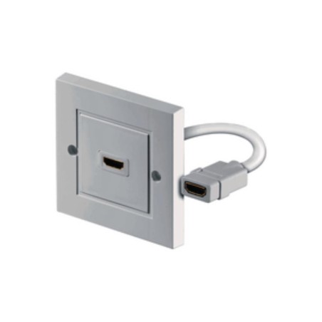 goobay HDMI vægplade Hvid