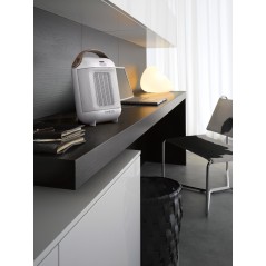 DeLonghi Capsule HFX30C18IW Varmeventilator Hvid - Effektiv, Stilren og Energioptimeret Varmeløsning!