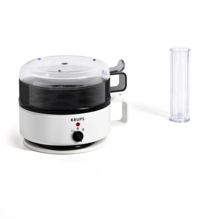 Krups Eg 230115 Ovomat Super 2 i 1 Dampkoger og Riser - Perfekt til Sund Madlavning og Let Hverdagsliv!
