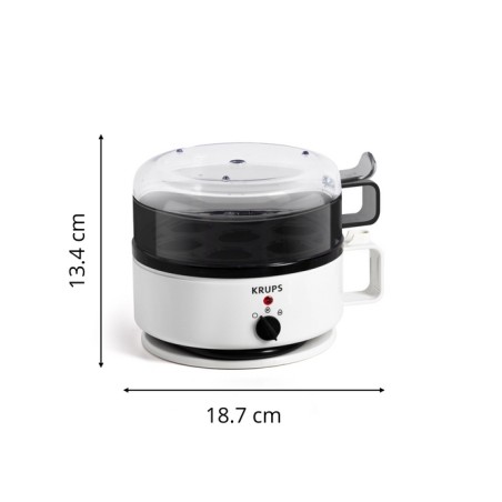  Krups Eg 230115 Ovomat Super 2 I 1 Dampkoger Og Riser