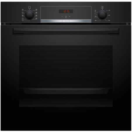 Bosch Serie 4 Sort Elektrisk Ovn 71L - Energieffektiv Klasse A | Optimal Madlavningoplevelse 4242005464425