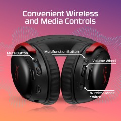 HyperX Cloud III S Trådløse Hovedtelefoner - Sort | Komfort, Kvalitet & Spiloplevelse