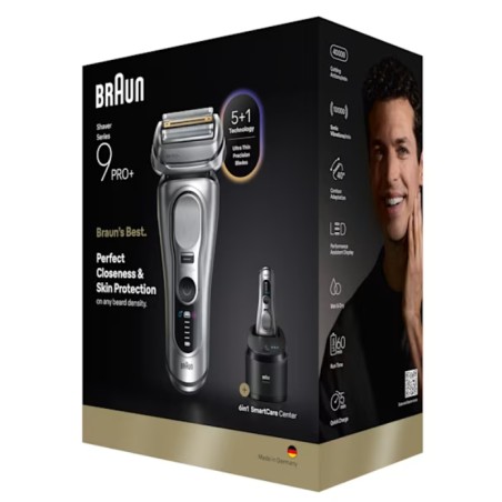 Braun Series 9 Pro+ 9667CC Barbermaskine Sølv