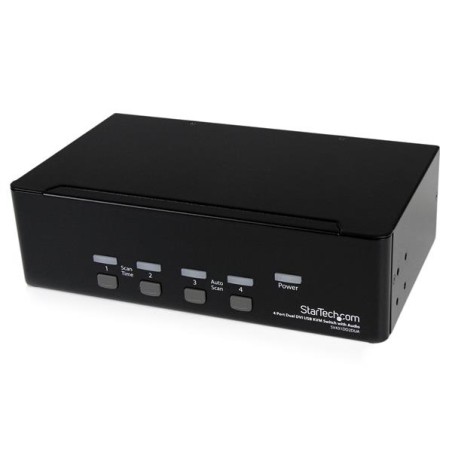 StarTech.com 4 PORT DUAL DVI USB KVM SWITCH SV431DD2DUA