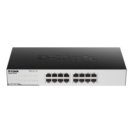 D-Link 16-Port GIGABIT EASY DESKTOP - 16 porte