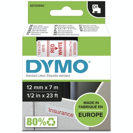 DYMO D1 Standard 12mm - mærketape
