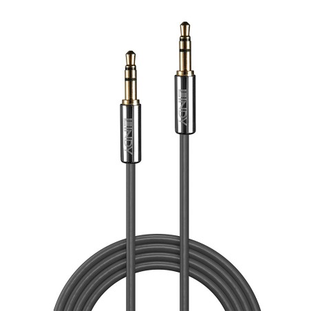 Lindy 1m 3.5mm Audio Cable, Cromo