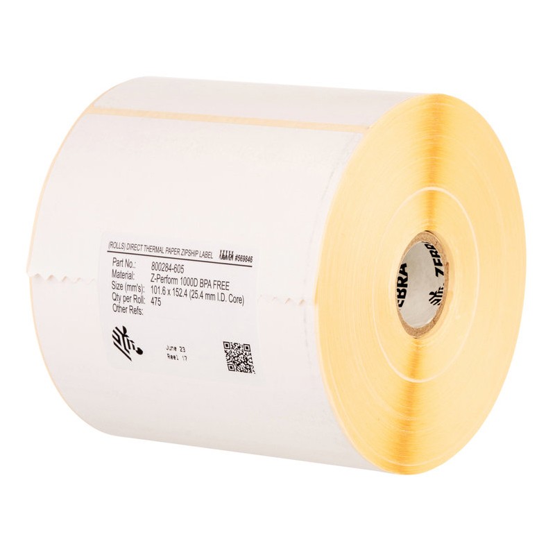 Zebra Label roll 74 x 210mm Zebra Label roll 74 x 210mm