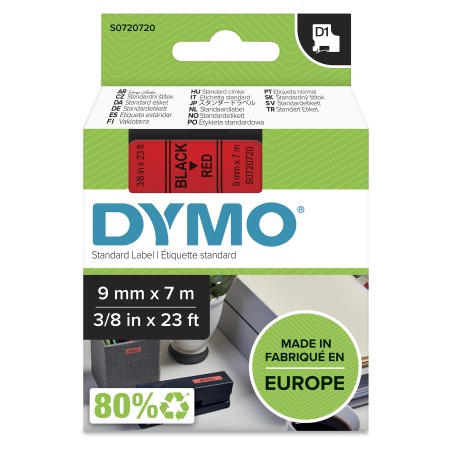 DYMO D1 Standard 9mm S0720720 - Labeltape