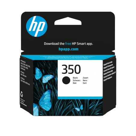 HP Ink Black 4,5ml (CB335EE) - Original sort blækpatron