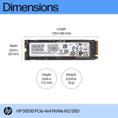HP 512Gb Pcie-4X4 Nvme Solid (AL0M8AA)
