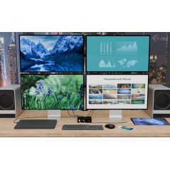 i-tec Thunderbolt5 Quattro Display – Thunderbolt 5 dockingstation