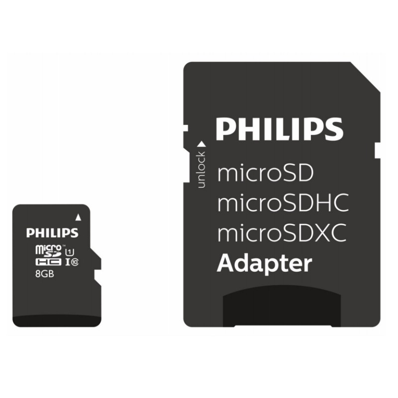 Philips Memory Card 8 Gb Microsdhc