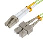 MicroConnect LC/UPC-SC/UPC 10m OM5 Fibre