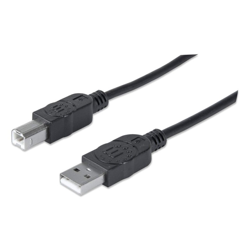 Manhattan USB 2.0 Typ A/Typ B, 1.8m Manhattan USB 2.0 Typ A/Typ B, 1.8m