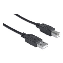 Manhattan USB 2.0 Typ A/Typ B, 1.8m - 333368