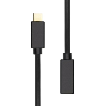 ProXtend USB-C Extension Black 1M - Premium Kvalitet & Pålidelig Forlængelse | Varenr: USBC-EX-001
