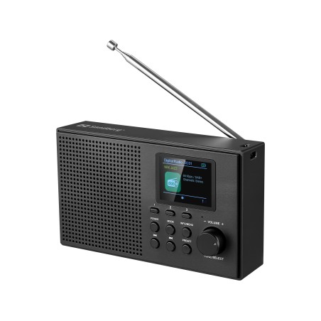 Sandberg Speaker Radio DAB+BT Recharge - DAB+, Bluetooth, genopladelig